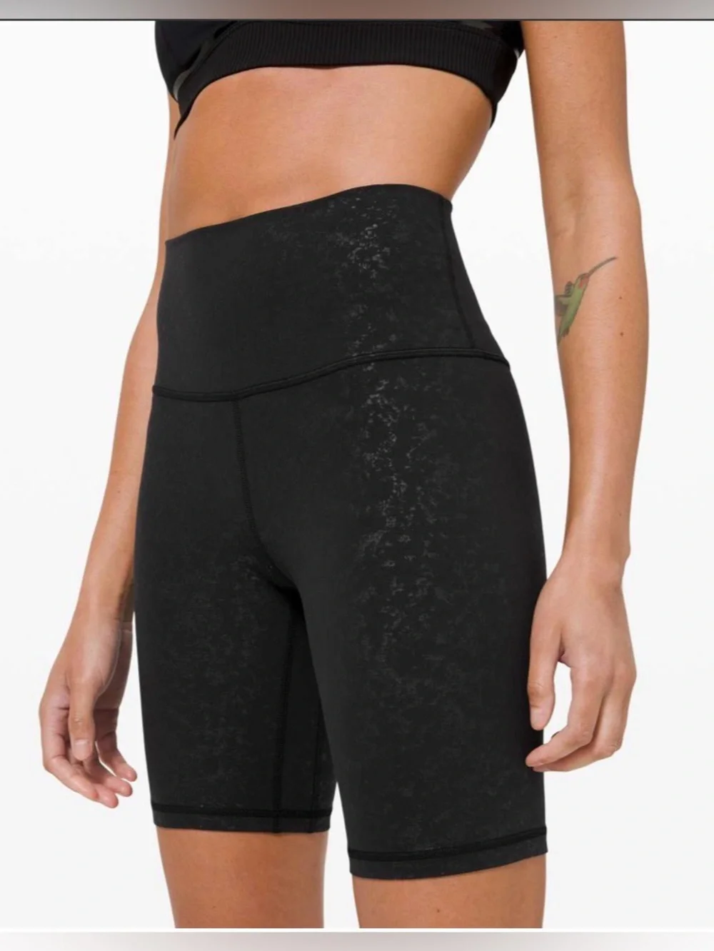 lululemon athletica Align Short 8” in Speckle Emboss Black